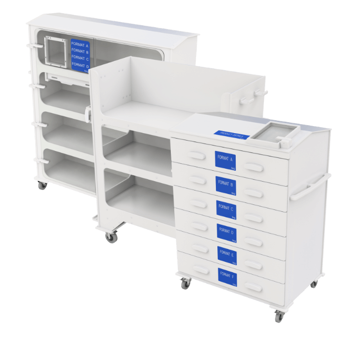 Plastic Cleanroom Storage Cabinets