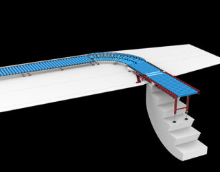freight roller conveyor system